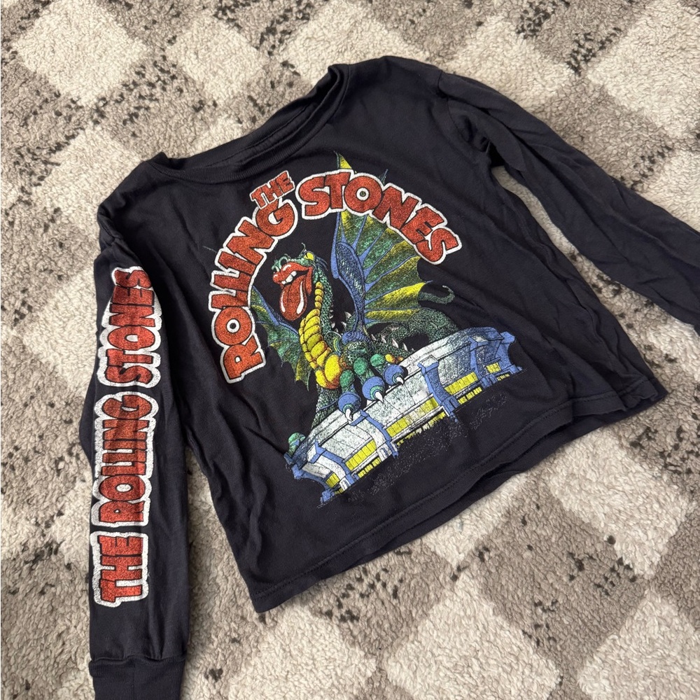 Rowdy Sprout (6-12 month) Black Long Sleeve Tees Graphic Design